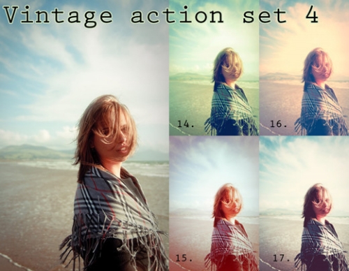 Vintage action set 4