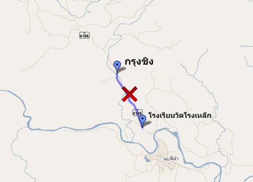 เส้นทางน้ำท่วม นครศรีธรรมราช