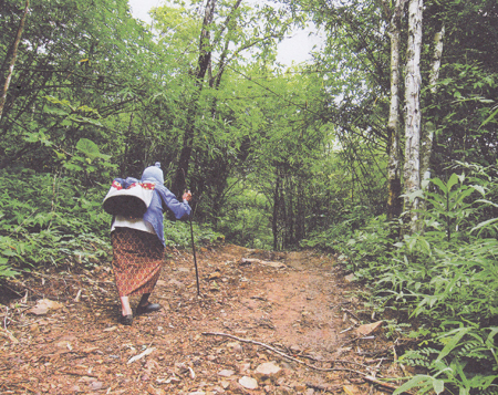 ย่ายิ้ม...หญิงชรา กับชีวิตลำพังกลางป่าเขา