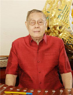 นายอุทัย แก้วละเอียด ศิลปินแห่งชาติ ปี 2552 สาขาศิลปะการแสดง ด้านดนตรีไทย