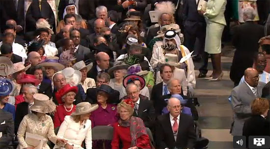 แขกที่มาร่วมพิธีเสกสมรสเจ้าชายวิลเลียม - เคท มิดเดิลตัน