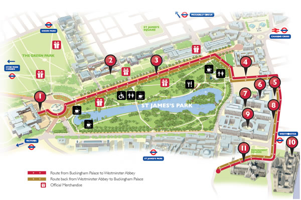 แผนที่เส้นทางที่ขบวนรถม้าพระที่นั่งจะเคลื่อนผ่าน แผนที่เส้นทางที่ขบวนรถม้าพระที่นั่งจะเคลื่อนผ่าน