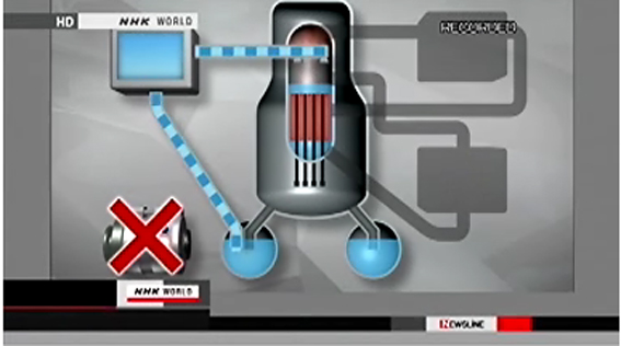 ภาพการทำงานของแกนปฏิกรณ์