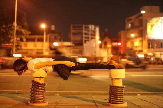 สาวไต้หวันฮิตถ่ายภาพท่าคว่ำหน้า