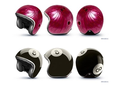 สุดยอด! คาซัคสถานดีไซน์หมวกกันน็อคเจ๋งเป้ง