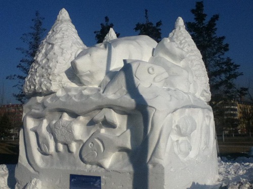 เจ๋งสุด ๆ ไทยคว้าแชมป์แกะสลักหิมะนานาชาติ