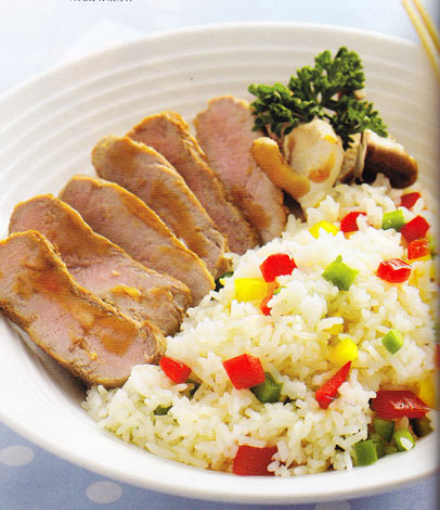 ข้าวอบหมูย่าง