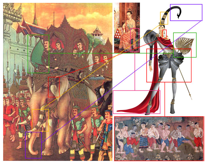 สยามไอยรา ชุดประจำชาติ มิสไทยแลนด์ยูนิเวิร์ส 2010