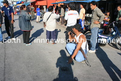 คนร้ายขว้างบึ้มใส่รถทหารยะลา เจ็บ 4 ราย