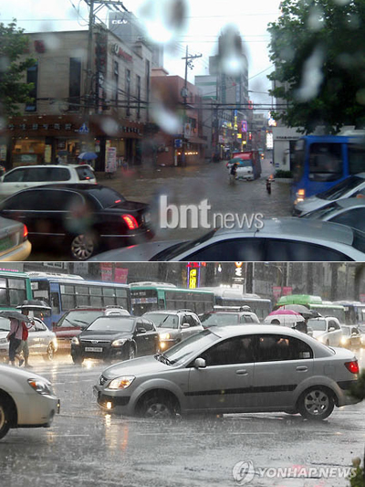 น้ำท่วม กรุงโซล