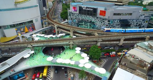 ทางเชื่อมลอยฟ้าเหนือสี่แยกปทุมวัน ทางเชื่อมลอยฟ้าเหนือสี่แยกปทุมวัน