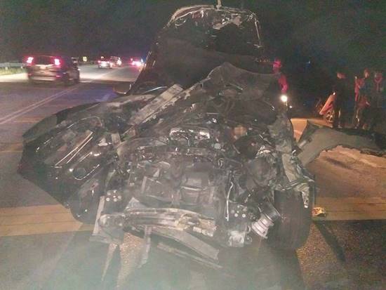 รถหรูพุ่งชนควาย รถหรูพุ่งชนควาย