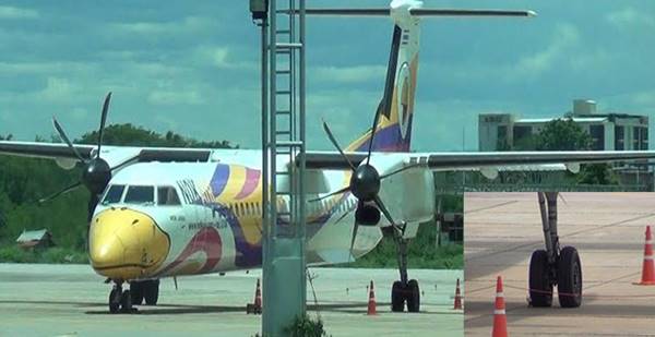 เครื่องบินนกแอร์ ยางแตก จอดซ่อมที่สนามบินลำปาง ผู้โดยสารตกค้างกว่า 60 คน เครื่องบินนกแอร์ ยางแตก จอดซ่อมที่สนามบินลำปาง ผู้โดยสารตกค้างกว่า 60 คน