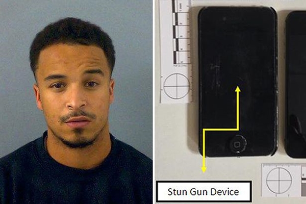 ปืนช็อตไฟฟ้ารูปโทรศัพท์ ปืนช็อตไฟฟ้ารูปโทรศัพท์