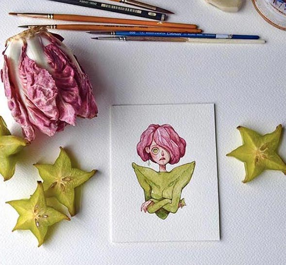 ศิลปะจากผลไม้ ศิลปะจากผลไม้