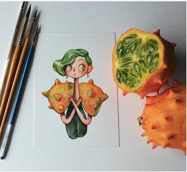 ศิลปะจากผลไม้ ศิลปะจากผลไม้