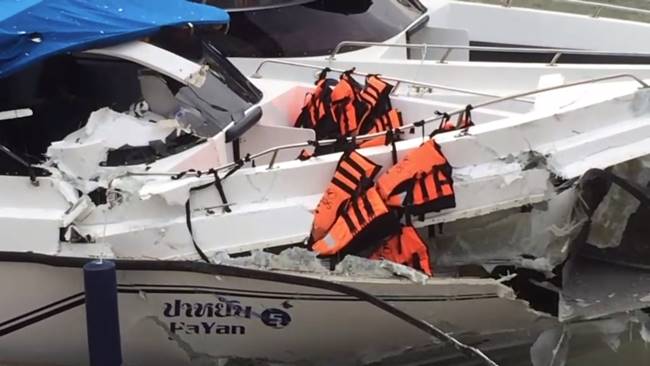 เรือสปีดโบ๊ทชนกัน เรือสปีดโบ๊ทชนกัน