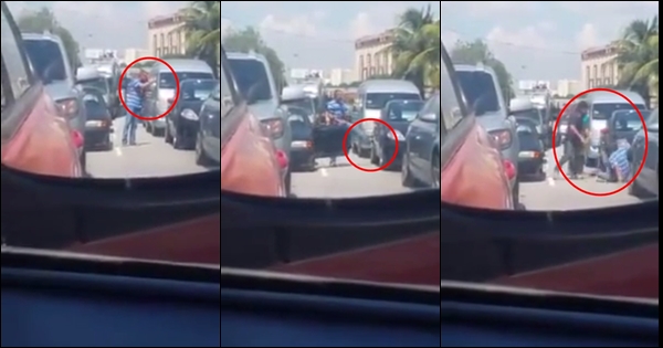 หนุ่มฉุนจัดเตะรถคันข้าง ๆ แต่แล้วกลับเจอจัดหนัก จัดเต็ม ! หนุ่มฉุนจัดเตะรถคันข้าง ๆ แต่แล้วกลับเจอจัดหนัก จัดเต็ม !