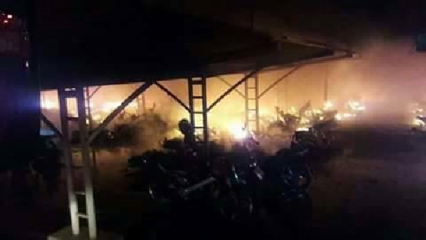 เพลิงไหม้ลานจอดรถโตโยต้า เพลิงไหม้ลานจอดรถโตโยต้า