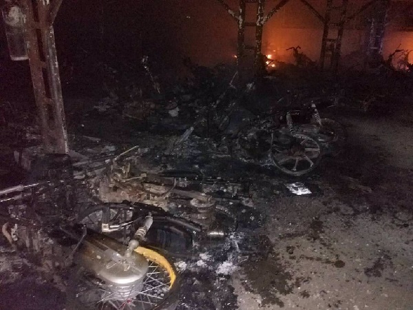 เพลิงไหม้ลานจอดรถโตโยต้า เพลิงไหม้ลานจอดรถโตโยต้า