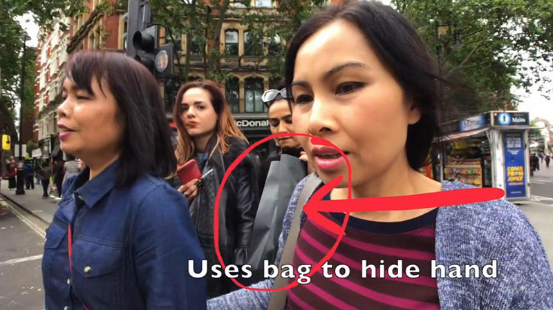 คลิปคนไทยถูกล้วงกระเป๋า ที่ลอนดอน คลิปคนไทยถูกล้วงกระเป๋า ที่ลอนดอน