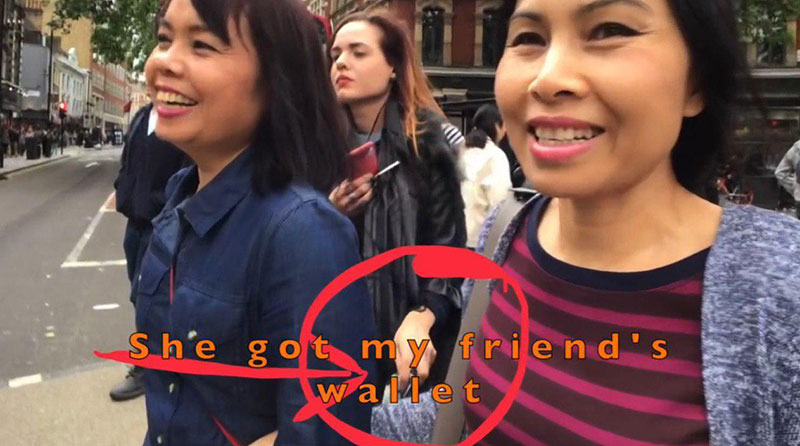 คลิปคนไทยถูกล้วงกระเป๋า ที่ลอนดอน คลิปคนไทยถูกล้วงกระเป๋า ที่ลอนดอน