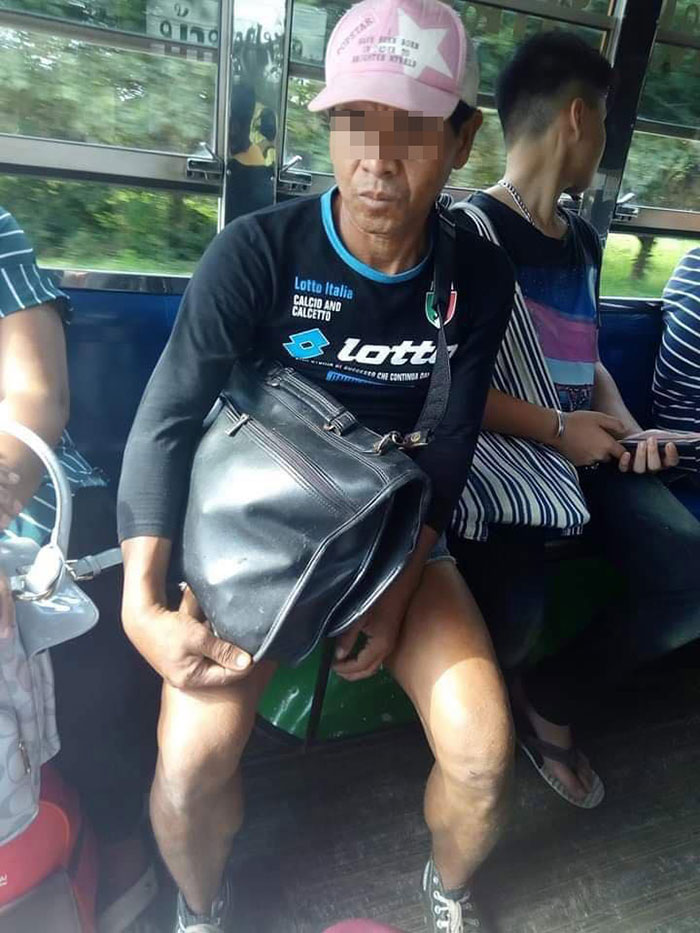 โรคจิตลวนลาม บนรถสองแถว โรคจิตลวนลาม บนรถสองแถว