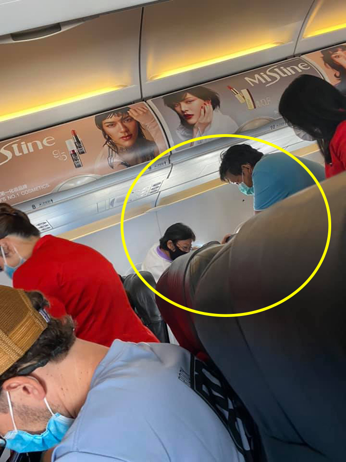 ช่วยเหลือคนป่วยบนเครื่องบิน ช่วยเหลือคนป่วยบนเครื่องบิน