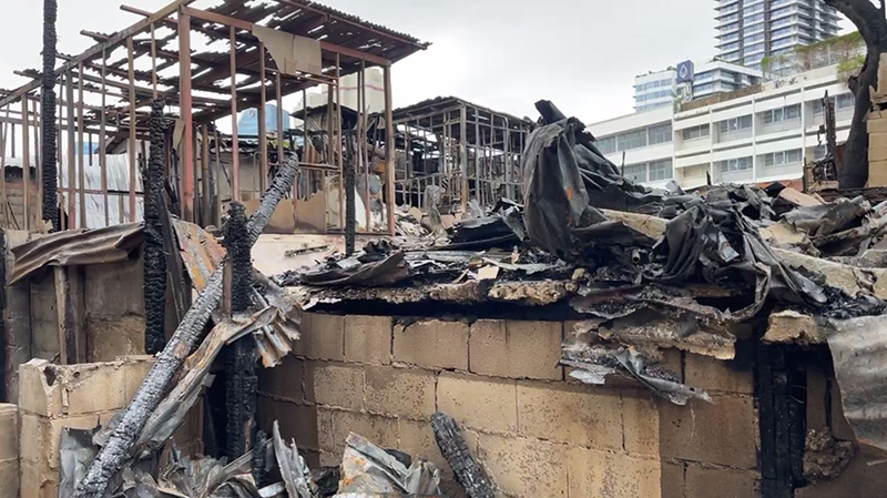 ไฟไหม้ชุมชนบ่อนไก่ ไฟไหม้ชุมชนบ่อนไก่