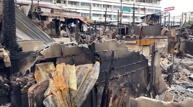 ไฟไหม้ชุมชนบ่อนไก่ ไฟไหม้ชุมชนบ่อนไก่