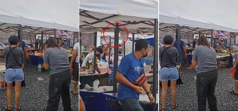 เตือนภัยไฟช็อตปลั๊กกลางตลาดหลังฝนตกน้ำหยดใส่ปลั๊ก เตือนภัยไฟช็อตปลั๊กกลางตลาดหลังฝนตกน้ำหยดใส่ปลั๊ก