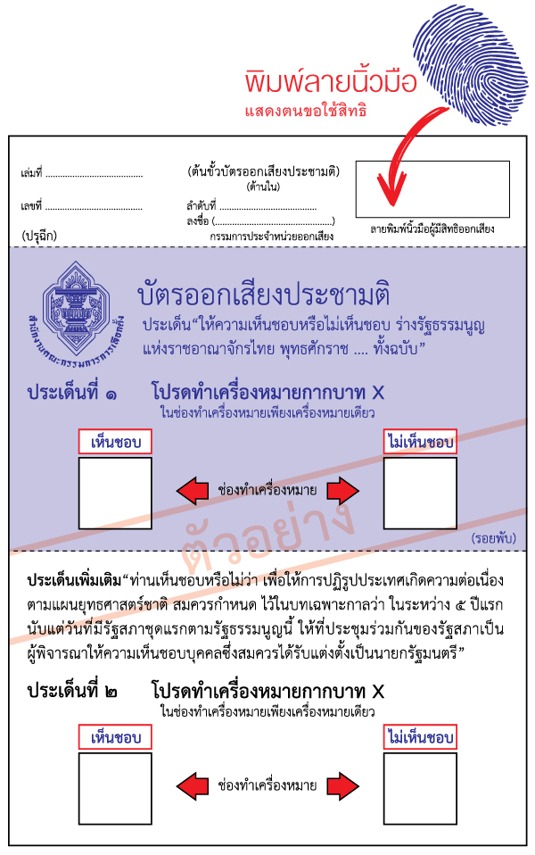 ลงประชามติ ร่างรัฐธรรมนูญ ลงประชามติ ร่างรัฐธรรมนูญ