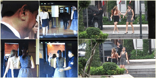 ภาพสะพัดเน็ต! เฉลิม เข้า สตช. มี 2 สาวรอต้อนรับหน้าห้อง