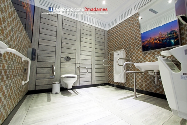 ห้องน้ำโฉมใหม่ สะท้อนความเป็นไทย ในสนามบินสุวรรณภูมิ