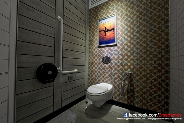 ห้องน้ำโฉมใหม่ สะท้อนความเป็นไทย ในสนามบินสุวรรณภูมิ