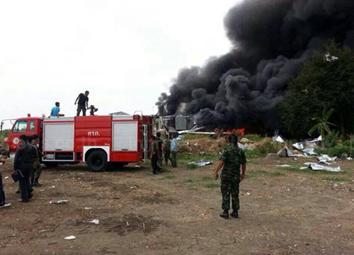 แก๊สระเบิดไฟไหม้ตึกลาดปลาเค้า 72 แยก 7 แก๊สระเบิดไฟไหม้ตึกลาดปลาเค้า 72 แยก 7