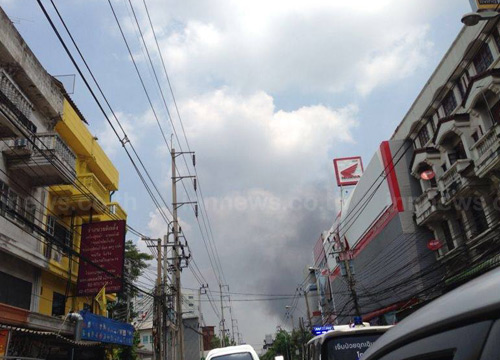 แก๊สระเบิดไฟไหม้ตึกลาดปลาเค้า 72 แยก 7 แก๊สระเบิดไฟไหม้ตึกลาดปลาเค้า 72 แยก 7