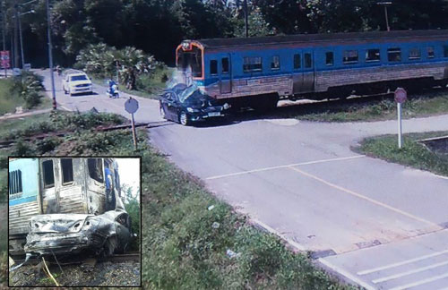 รถไฟชนแคมรี่ รถไฟชนแคมรี่