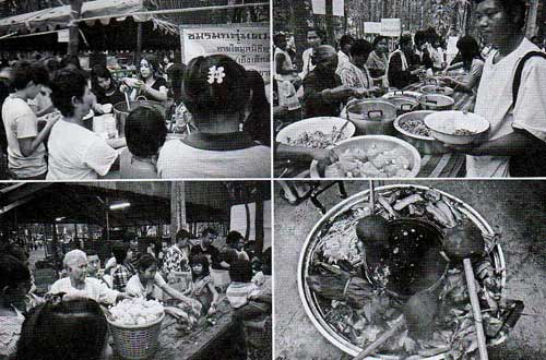 โรงทานที่วัดหนองป่าพง โรงทานที่วัดหนองป่าพง