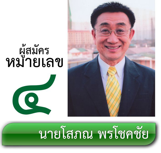 เบอร์ 4 ดร.โสภณ พรโชคชัย