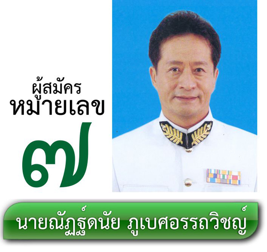 เบอร์ 7 นายณัฎฐ์ดนัย ภูเบศอรรถวิชญ์