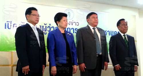 สุขุมพันธุ์ เซ็นตั้ง 4 รองผู้ว่าฯ-ทีมบริหาร อย่างเป็นทางการ