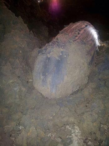 พบระเบิดแบบทิ้งอากาศ ยาว 47 นิ้ว ที่บริเวณ BTS สายสีแดง พบระเบิดแบบทิ้งอากาศ ยาว 47 นิ้ว ที่บริเวณ BTS สายสีแดง