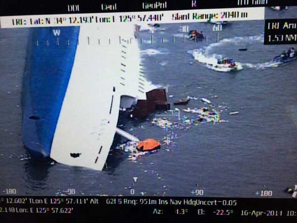 ข่าวเรือล่มที่เกาหลีใต้ ข่าวเรือล่มที่เกาหลีใต้