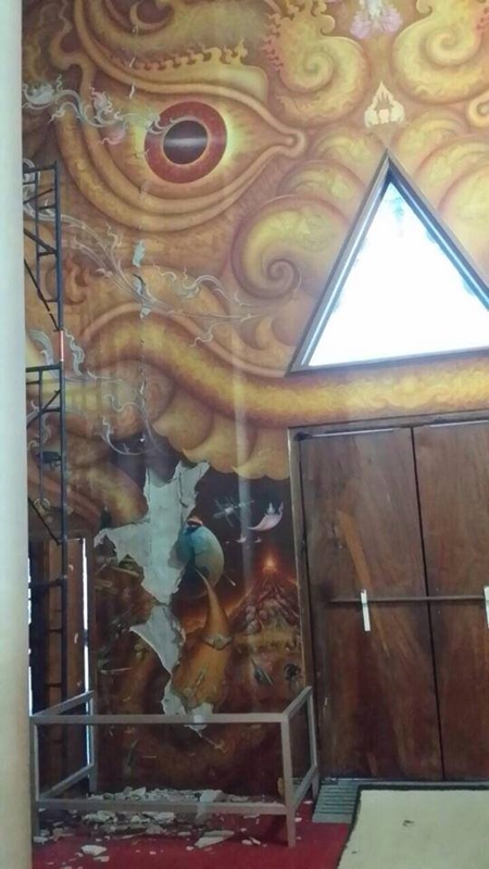 แผ่นดินไหว วัดร่องขุ่น แผ่นดินไหว วัดร่องขุ่น