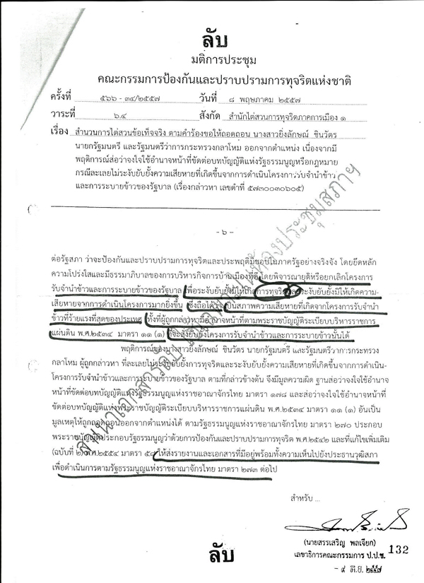เปิดเอกสารลับ ป.ป.ช. เปิดเอกสารลับ ป.ป.ช.