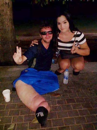 ข่าวฝรั่งขาบวมขอทาน ข่าวฝรั่งขาบวมขอทาน