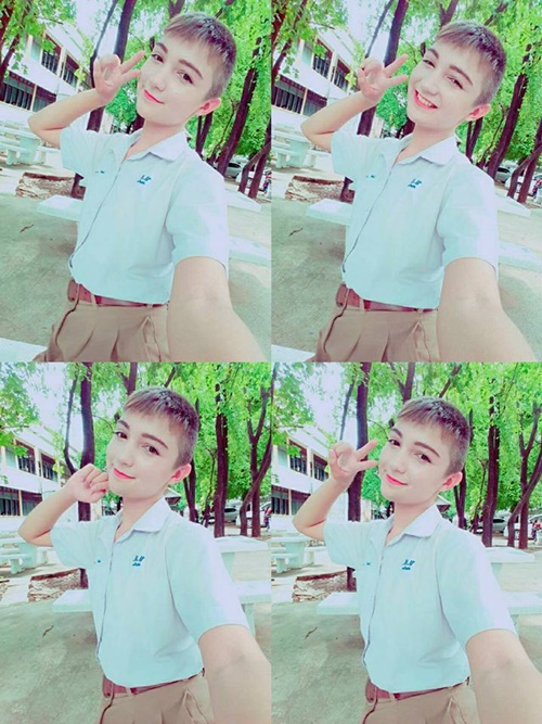 เด็กนักเรียนชายหน้าสวยเหมือนตุ๊กตา เด็กนักเรียนชายหน้าสวยเหมือนตุ๊กตา