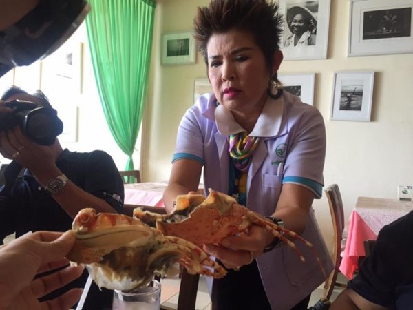 สาธารณสุข เข้าตรวจร้านกุ้งล็อบสเตอร์ สาธารณสุข เข้าตรวจร้านกุ้งล็อบสเตอร์