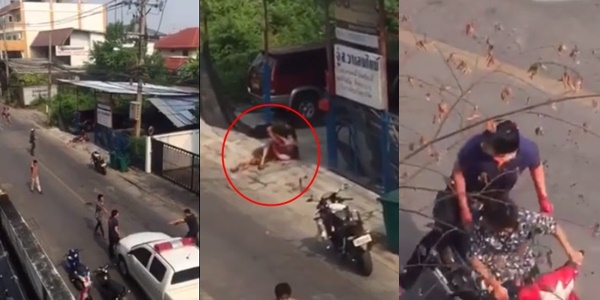 6 วัยรุ่นใจโหด รุมกระทืบชายขาพิการ 6 วัยรุ่นใจโหด รุมกระทืบชายขาพิการ